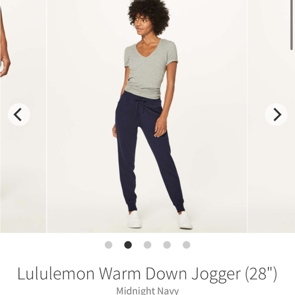 Lululemon warm down joggers size 10
